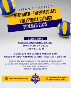 Titan Summer Flyer 2025 - Clinic v2 Titan Summer Flyer 2025 - Clinic v2
