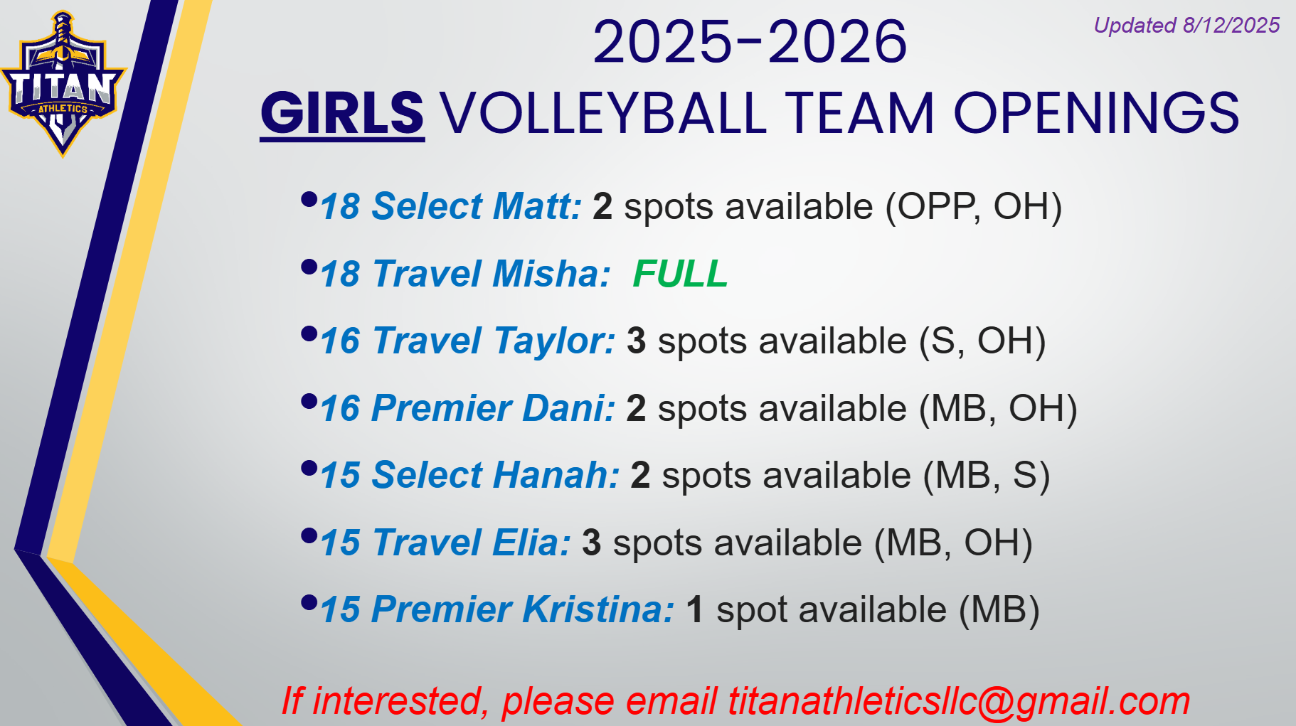Openings for Website - HS Girls 8-12-2025 Openings for Website - HS Girls 8-12-2025