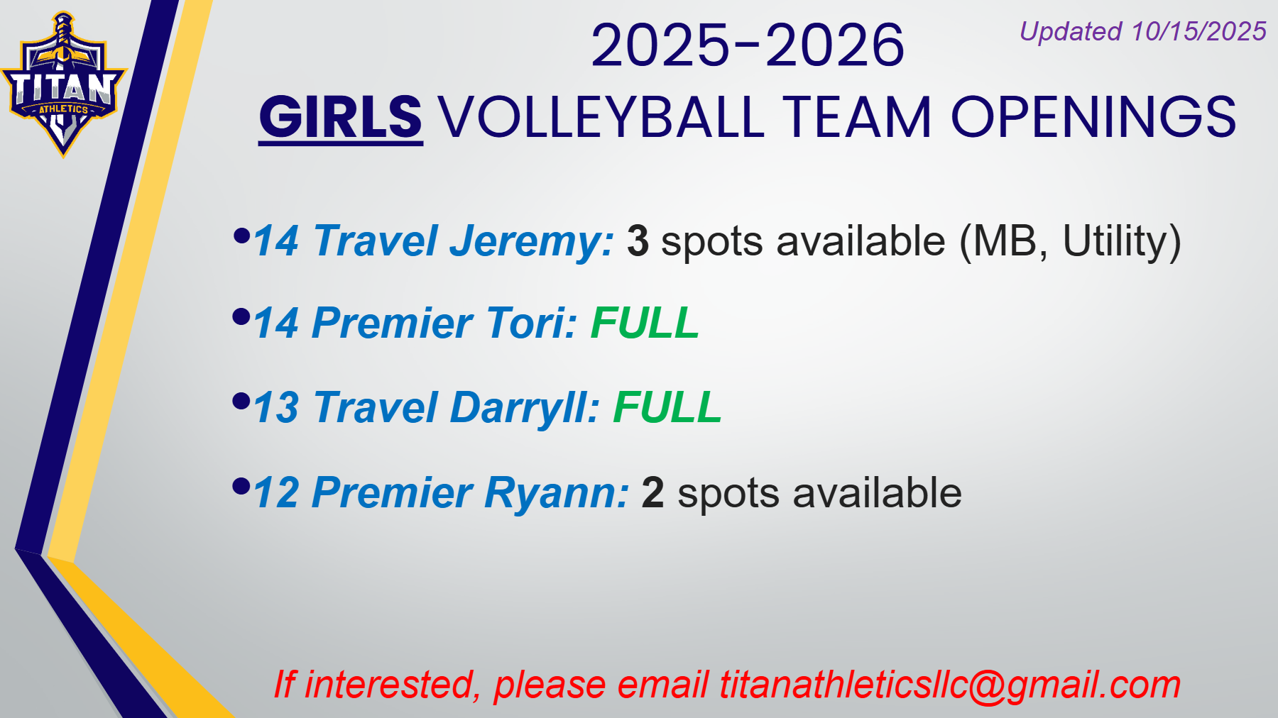 Openings for Website - MS Girls 10-15-2025 Openings for Website - MS Girls 10-15-2025