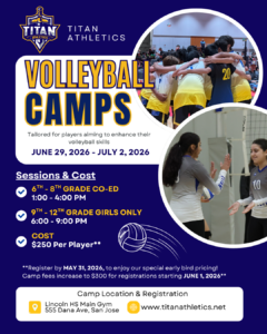 Titan Summer Camp Flyer 2026-2